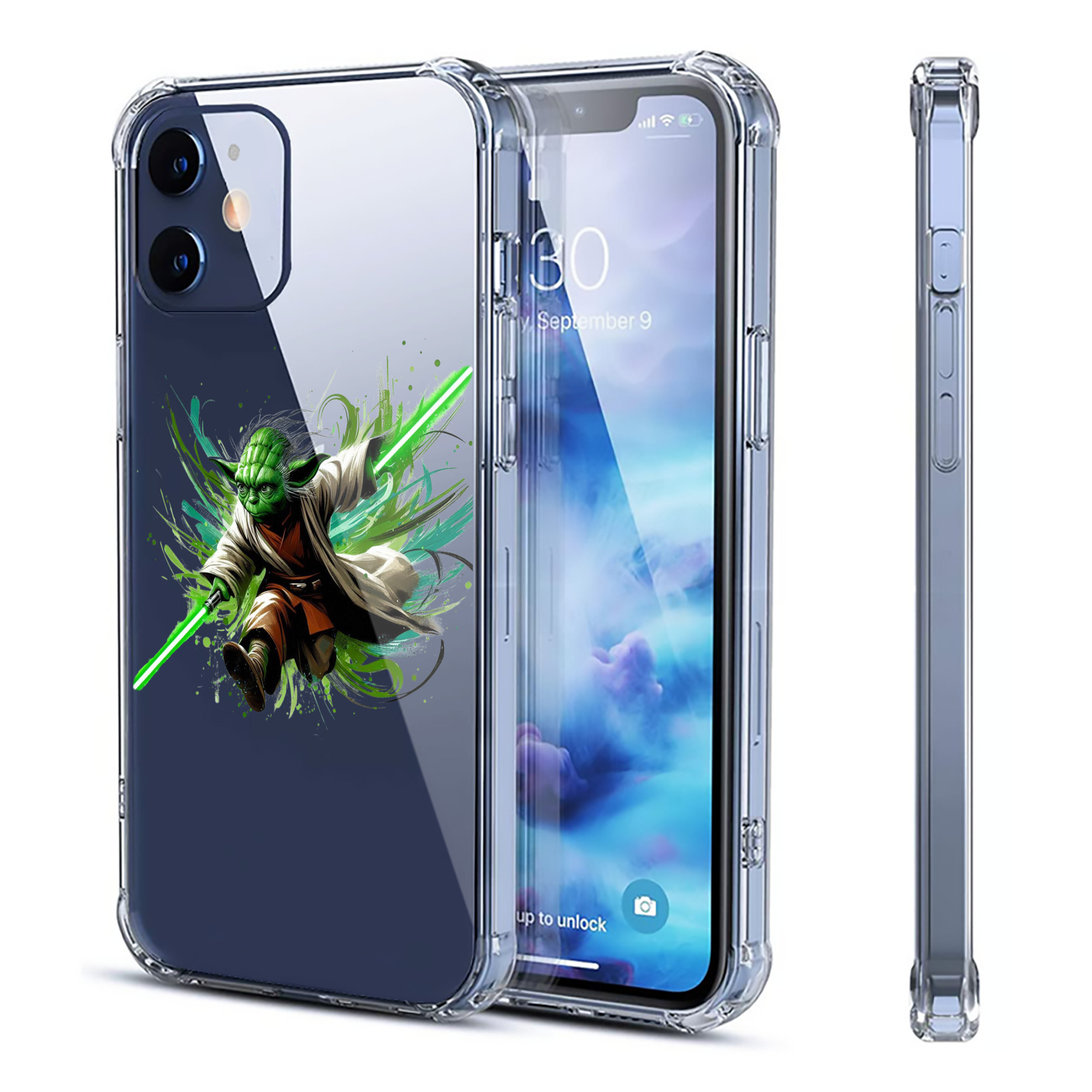 （画像用） スター・ウォーズ Star Wars 【iPhone 12シリーズ対応】透明スマホケース（クリアソフトケース）